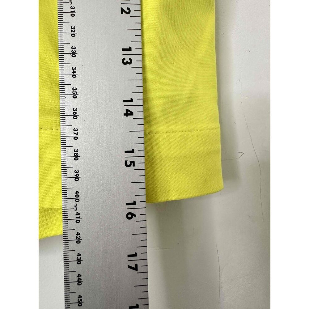 Lane Bryant Womens Shorts Size 22 Yellow Pleated Front High Waist Belt Loops - Picture 5 of 8
